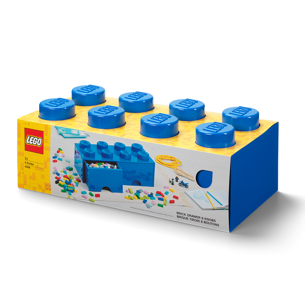 LEGO Storage Brick 8 Brick Drawer Blue