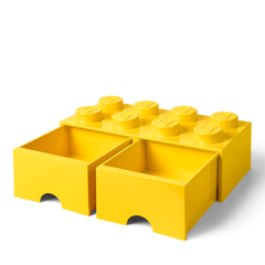 LEGO Storage Brick 8 Brick Drawer Yellow