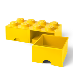 LEGO Storage Brick 8 Brick Drawer Yellow