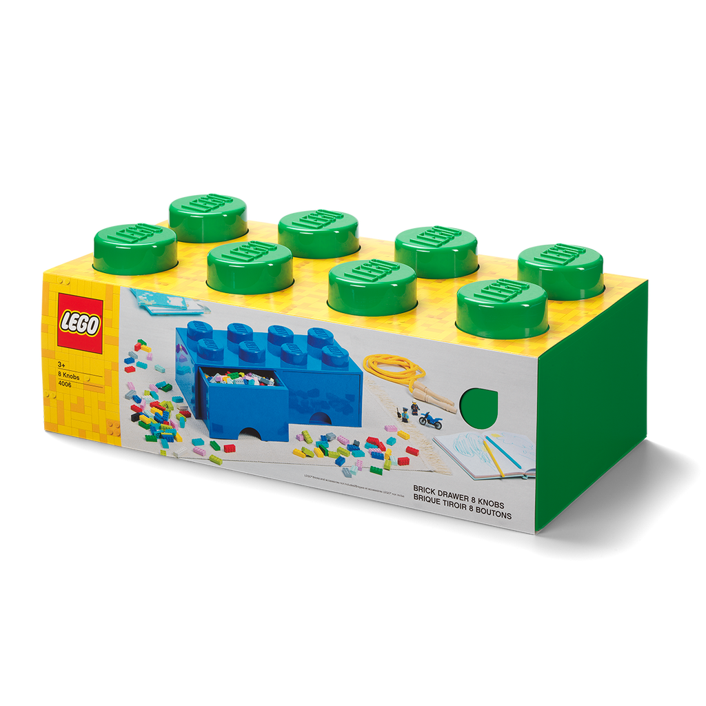 LEGO Storage Brick Drawer 8 - Green