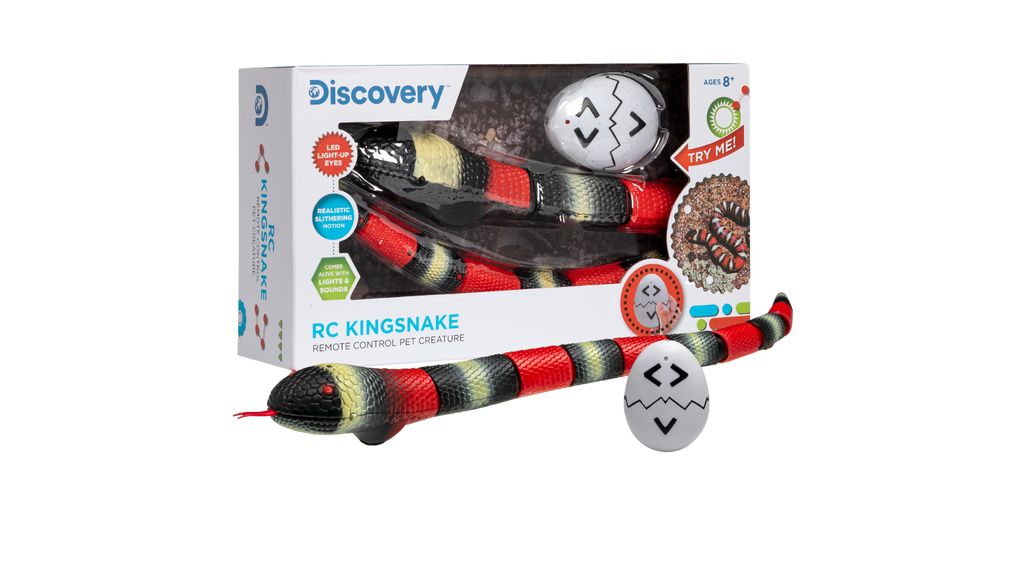 DISCOVERY KINGSNAKE REMOTE CONTROL PET CREATURE