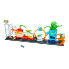 Hot Wheels City Color Reveal Ultimate Octo Car Wash Playset