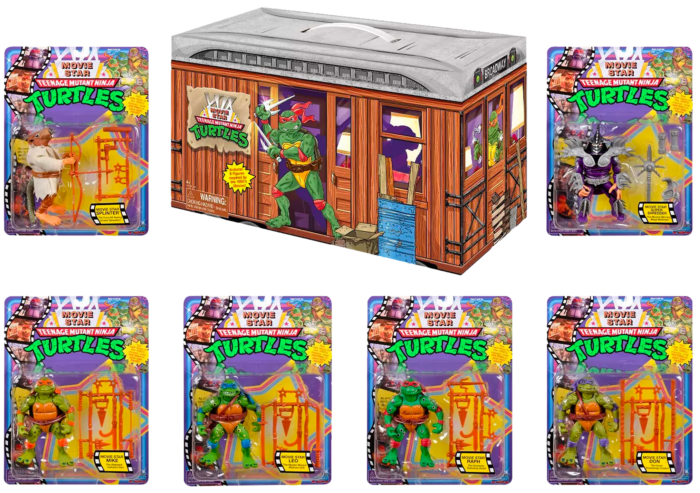 Teenage Mutant Ninja Turtles Classic 1992 Live Action Movie II 6 Pack Bundle