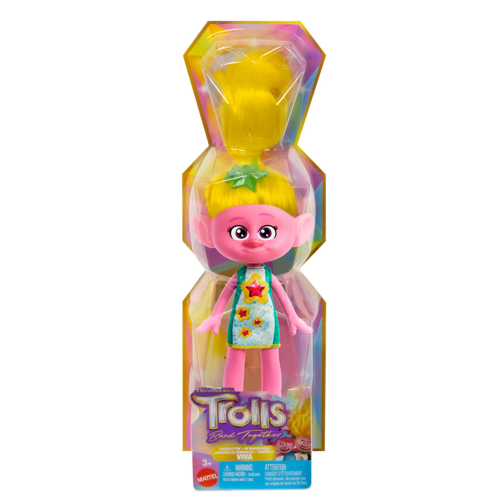 Trolls 3 Band Together Trendsettin Doll - Viva