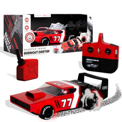 Sharper Image Burnout Drifter RC Smoke Racer With Lights And Sounds