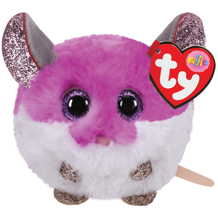 Ty Beanie Ball - Colby Purple Mouse