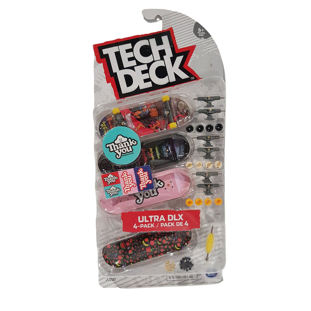 Tech Deck Fingerboard Thankyou 4 Pack