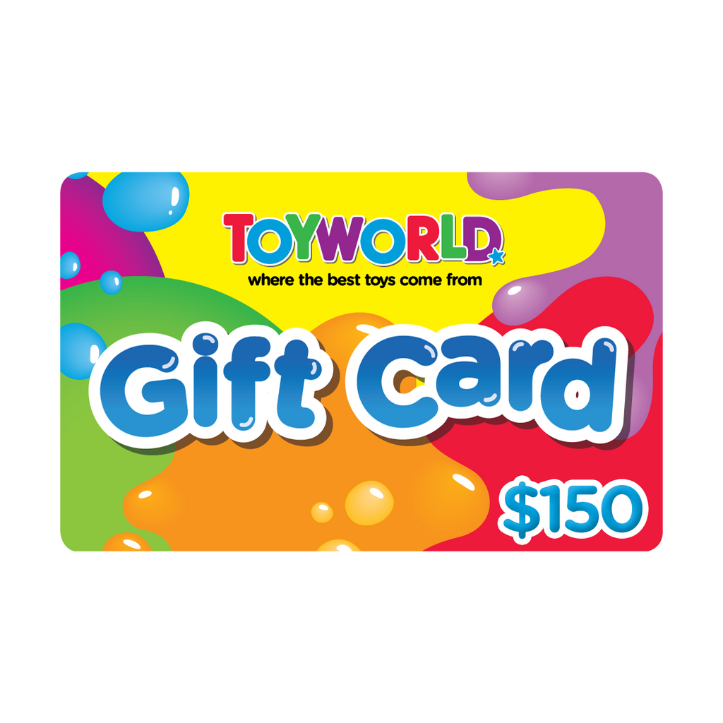 $150.00 TOYWORLD GIFT CARD