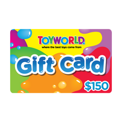 $150.00 TOYWORLD GIFT CARD