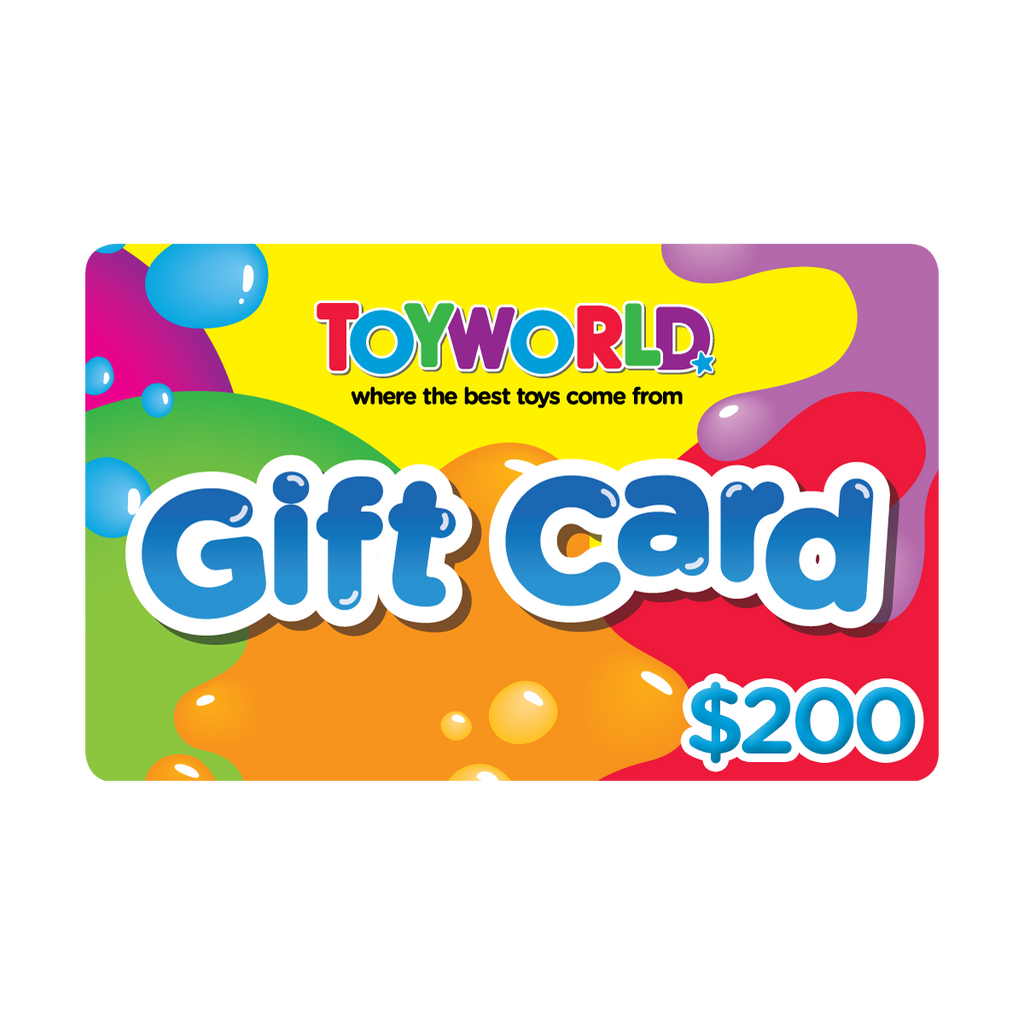 $200.00 TOYWORLD GIFT CARD