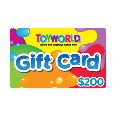 $200.00 TOYWORLD GIFT CARD