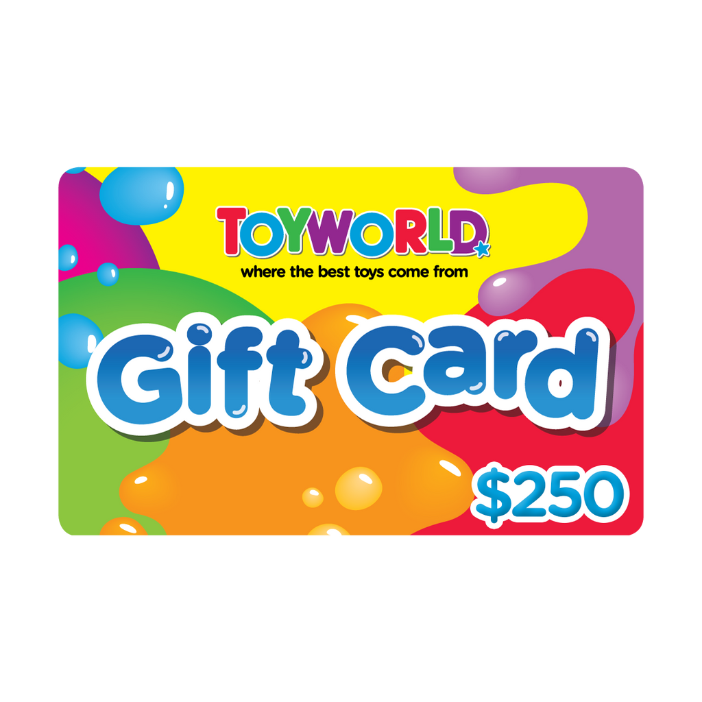 $250.00 TOYWORLD GIFT CARD