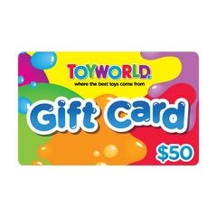 $50.00 TOYWORLD GIFT CARD