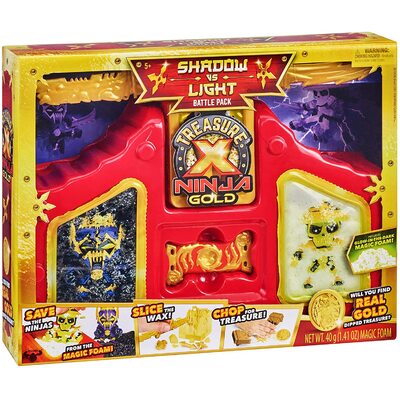 Treasure X S6 Ninja Gold Light Vs Shadow Battle Pack