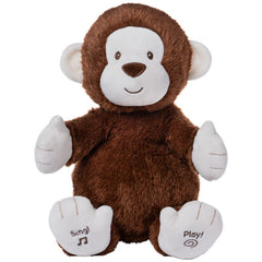 GUND  CLAPPY MONKEY ANIAMTED PLUSH TOY