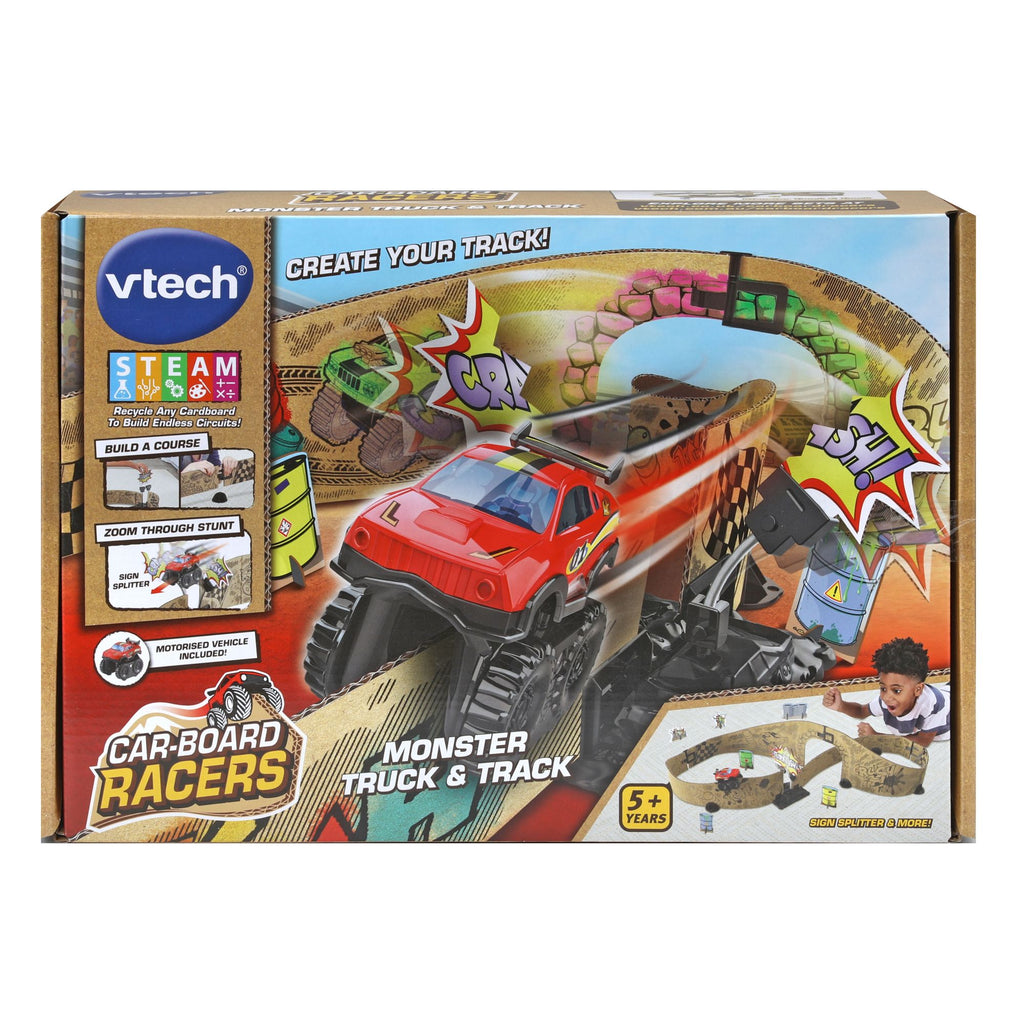 VTech Car-Board Racers Monster Truck & Track