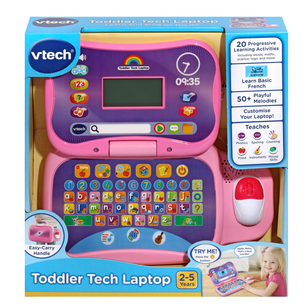 VTech Toddler Tech Laptop Pink