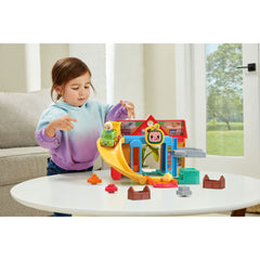 Vtech Toot-Toot Drivers Cocomelon Cart Racers Grocery Store Track Set