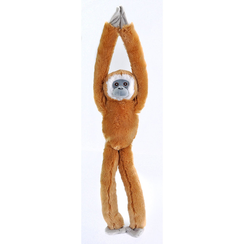 Wild Republic Ecokins Hanging White Handed Gibbon Monkey 22 Inch