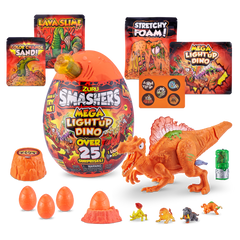 ZURU Smashers Mega Light Up Dino Surprise Egg Assorted Styles