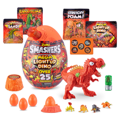 ZURU Smashers Mega Light Up Dino Surprise Egg Assorted Styles