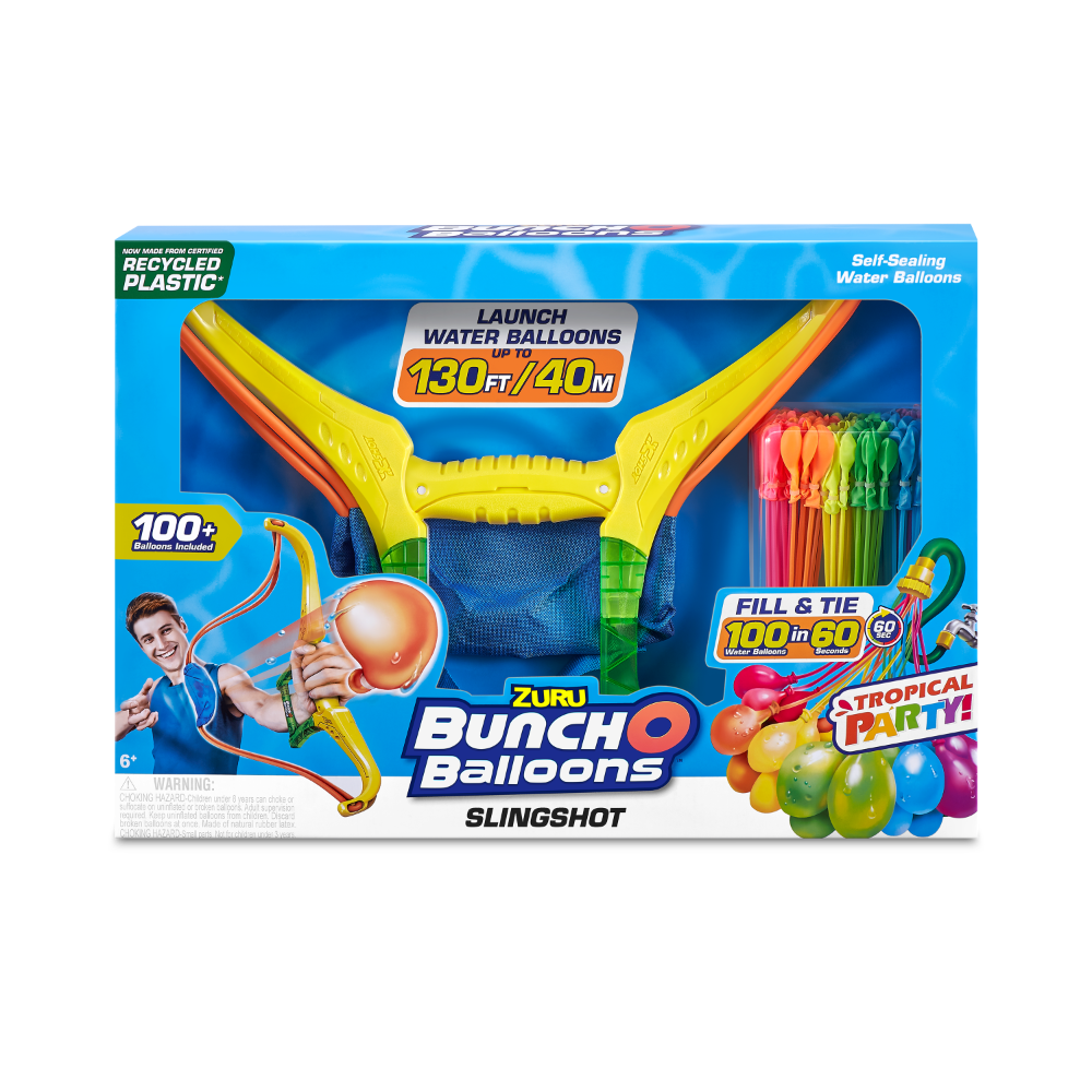 ZURU Bunch O Balloons Tropical Party Slingshot With 100 Balloons