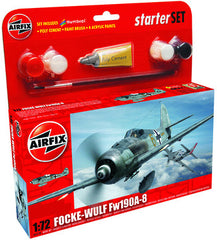 Airfix 1:72 Focke-Wulf Fw190A-8 Small Model Starter Set