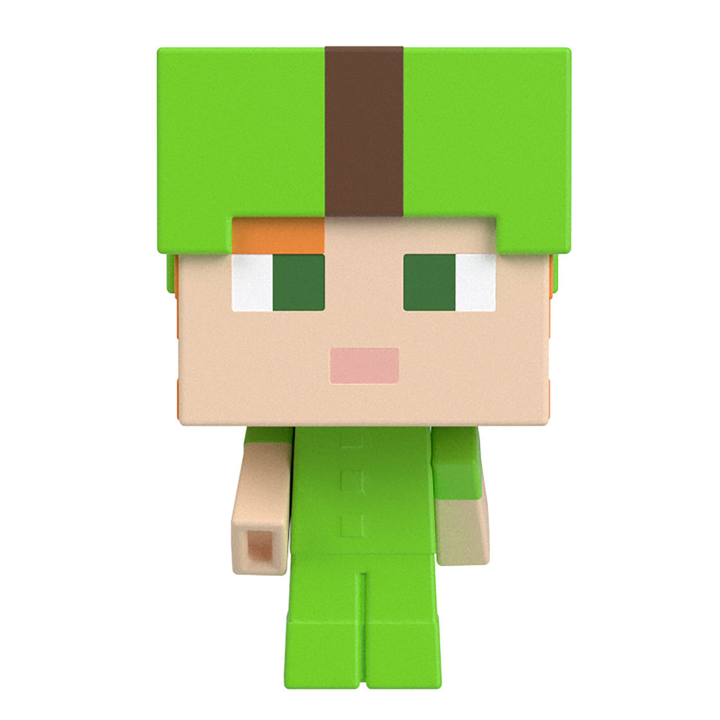 Minecraft Mob Head Minis - Alex In Dyed Leather Armour