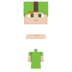 Minecraft Mob Head Minis - Alex In Dyed Leather Armour