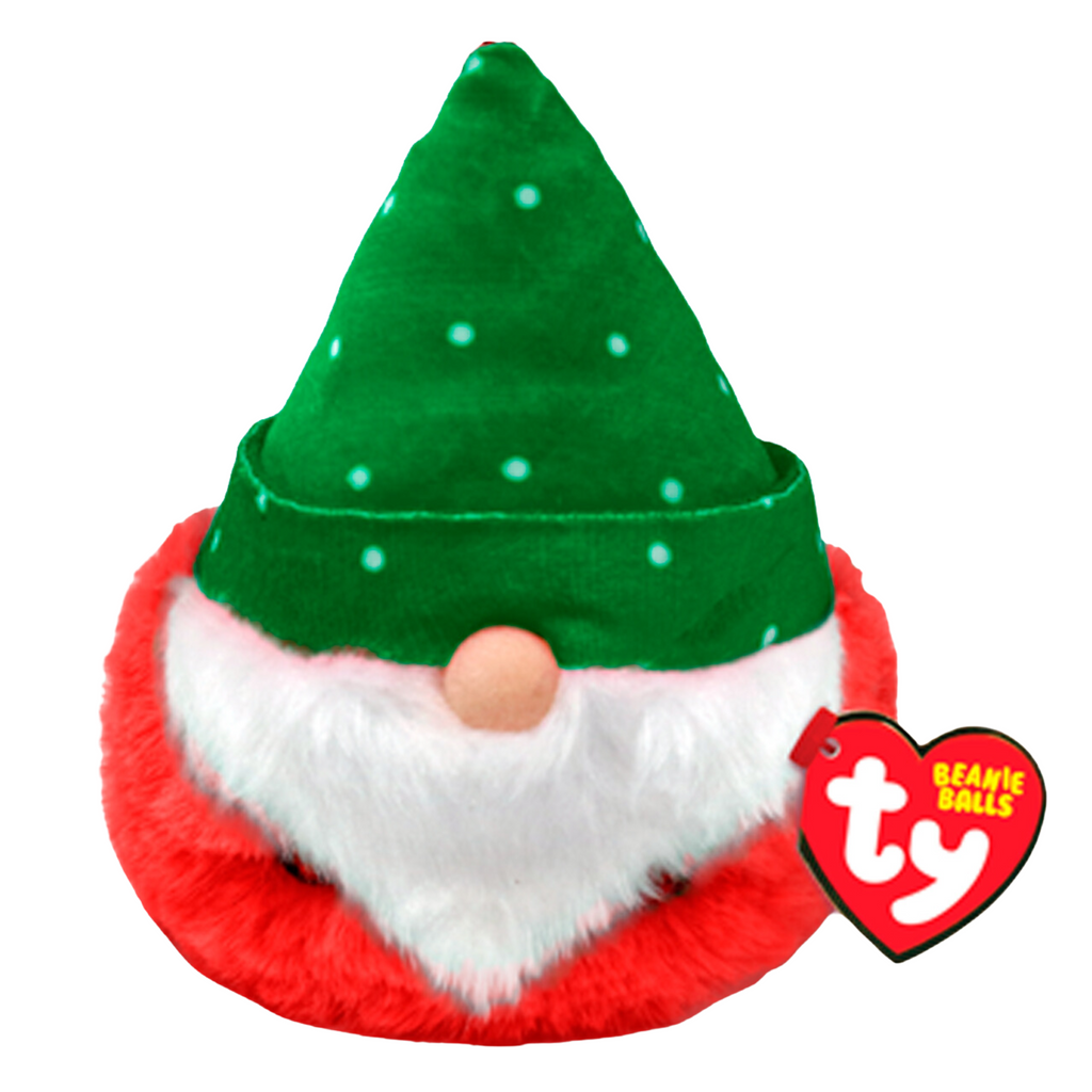 Ty Beanie Balls - Turvey Green Hat Gnome Ball