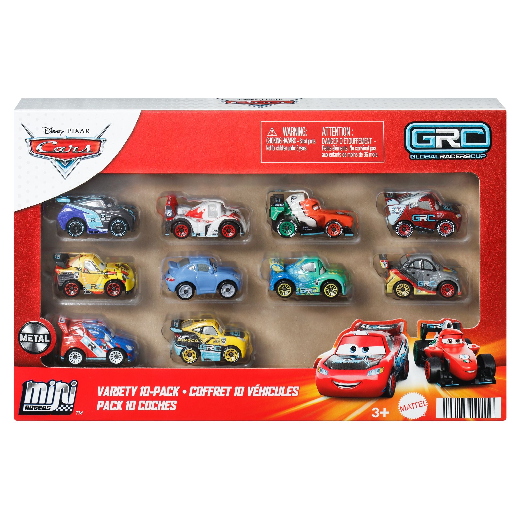 Disney Pixar Cars Mini Racers 10 Pack Toyworld Australia