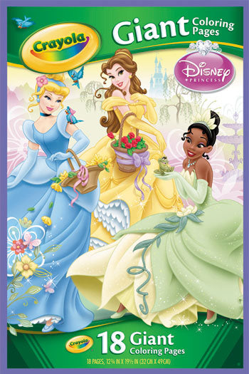 Crayola Giant Colouring Pages Disney Princess