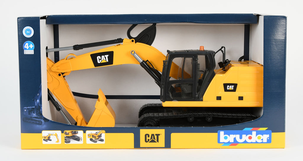 Bruder 1:16 Caterpillar Excavator With Black Tracks