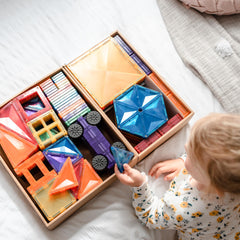 Connetix Magnetic Tiles 212 Piece Rainbow MEGA Pack