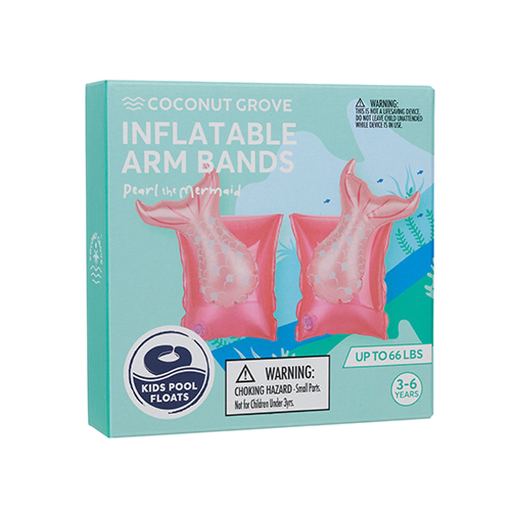 Coconut Grove Inflatable Arm Bands - Pearl The Mermaid