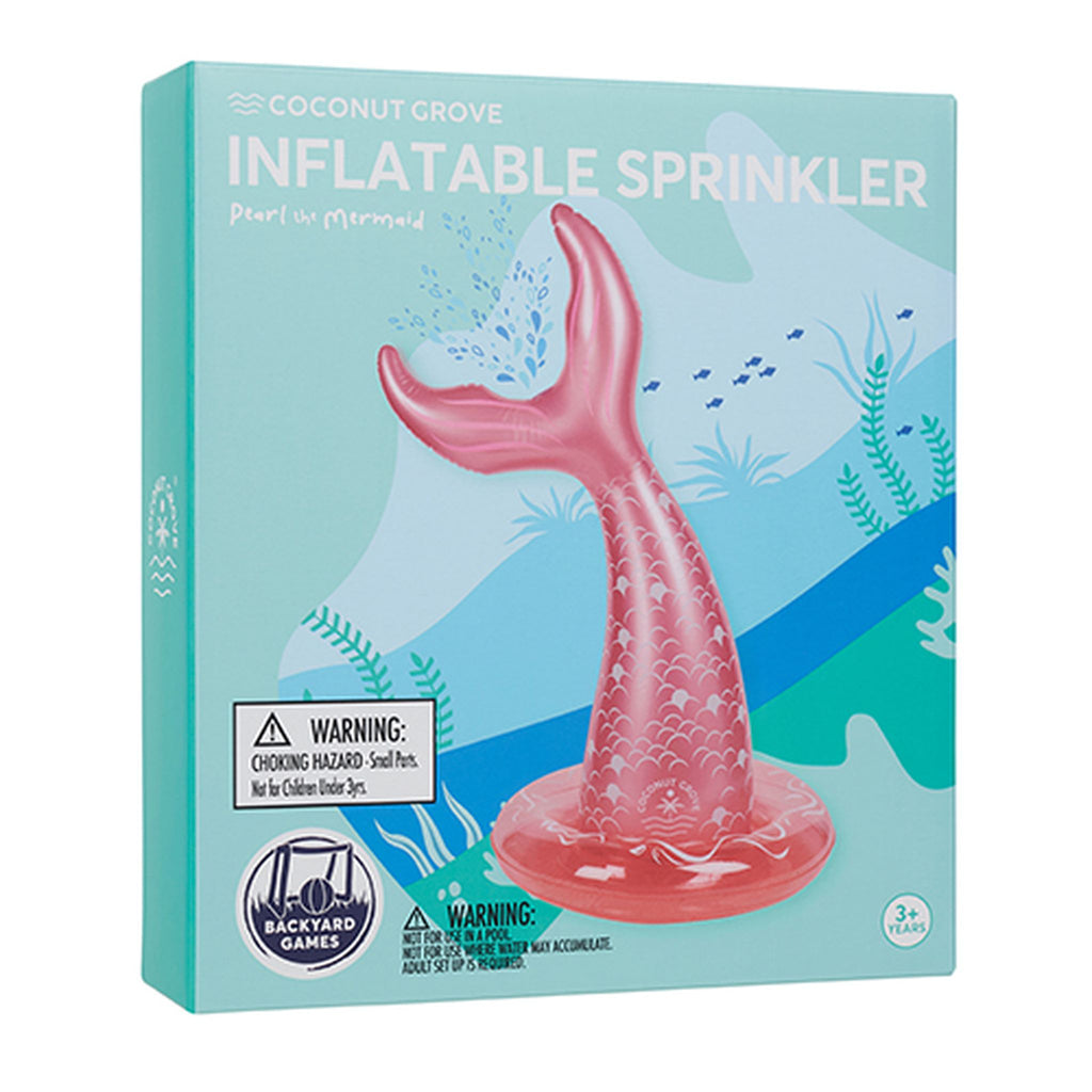 Coconut Grove Inflatable Sprinkler - Pearl The Mermaid