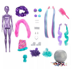 Barbie Colour Reveal Hair Feature Playset Pink