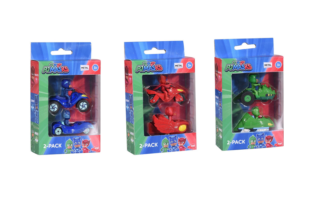 PJ Masks Diecast 2 Pack Vehicles Assorted Styles