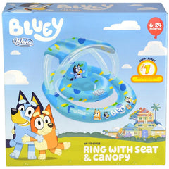 Wahu Bluey Ring With Seat & Canopy 6-24Months Upto 15Kg