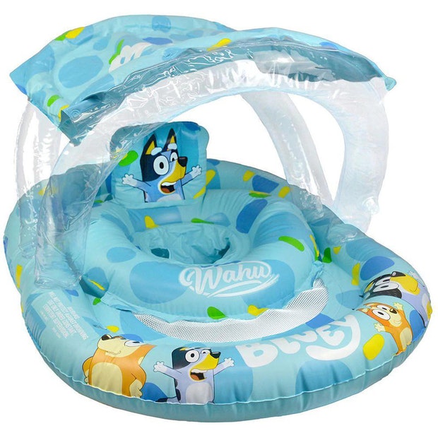 Wahu Bluey Ring With Seat & Canopy 6-24Months Upto 15Kg