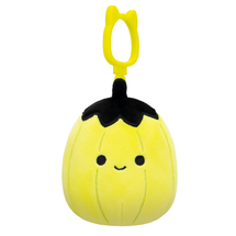 Squishmallows Season Halloween 3.5 Inch Plush Clip-On Neon Lime Green Pumpkin With Black Top