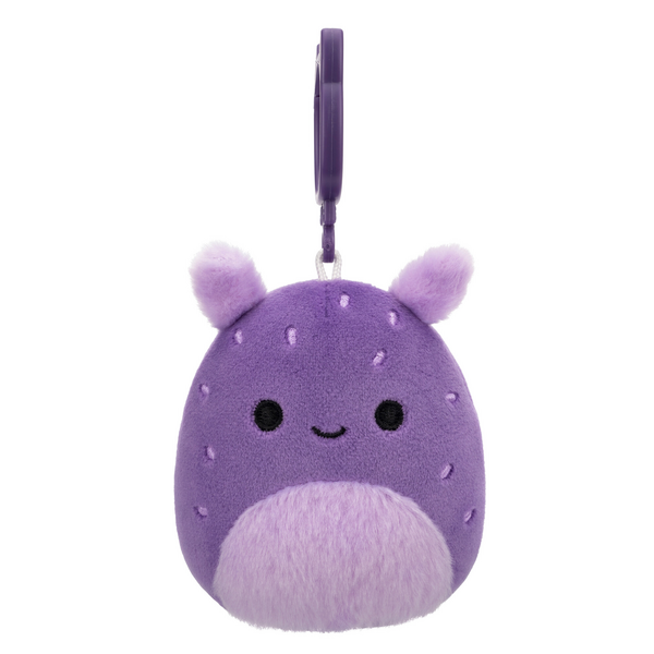 Squishmallows 3.5 Inch Plush Clip-On S20 Oha Dark Purple Sea Bunny
