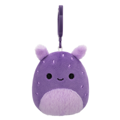 Squishmallows 3.5 Inch Plush Clip-On S20 Oha Dark Purple Sea Bunny