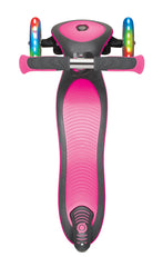 GLOBBER ELITE DELUXE SCOOTER WITH LIGHTS - DEEP PINK