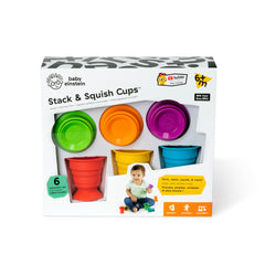 BABY EINSTEIN STACK & SQUISH CUPS SENSORY